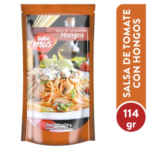 Salsa de tomate Sabemas con hongos - 114 g