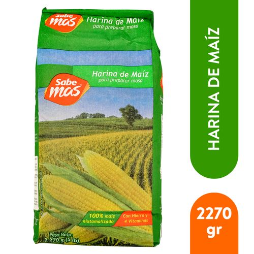 Harina Sabemas De Maiz Mixtamalizado - 2270 g