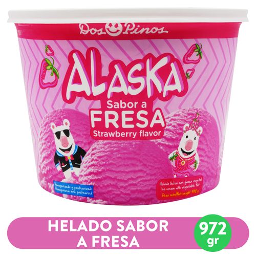 Helado Alaska Fresa - 972 gr