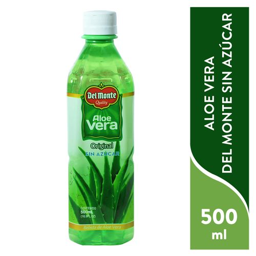 Bebida Del Monte Aloe Vera Sugar Free - 500Ml