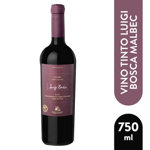 Vino Tinto Luigi Bosca Malbec Doc -750ml