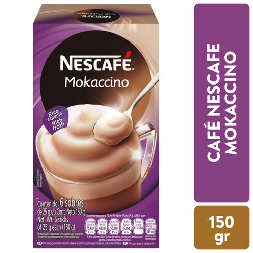 Mokaccino Nescafe Caja 6 Sobres De -25gr