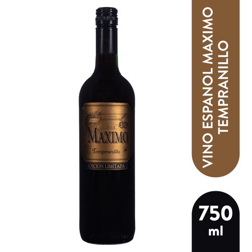 Vino Español Maximo Tempranillo -750ml