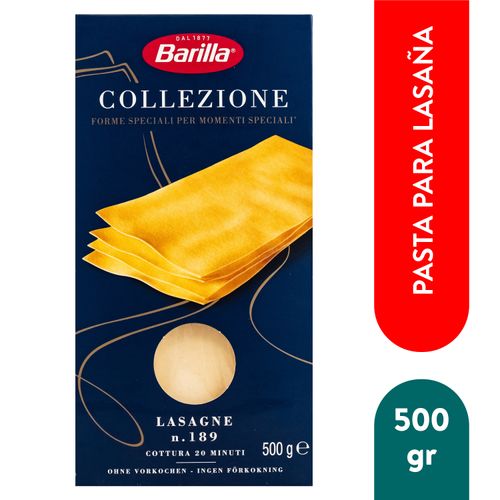 Pasta Barilla Aliment Lasagne - 500gr