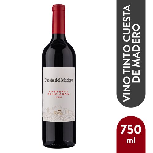 Vino Cuesta De Madero Tinto Carbernt - 750ml