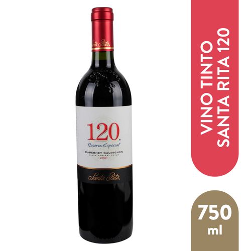 Vino Tinto Santa Rita Cabernet Sauvignon  120 - 750ml