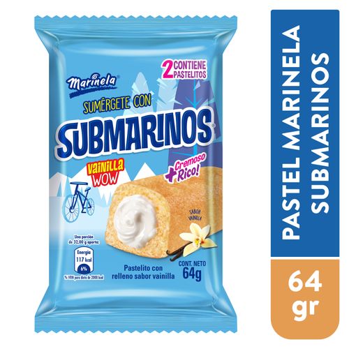 Marinela Submarino Vainilla 64Gr