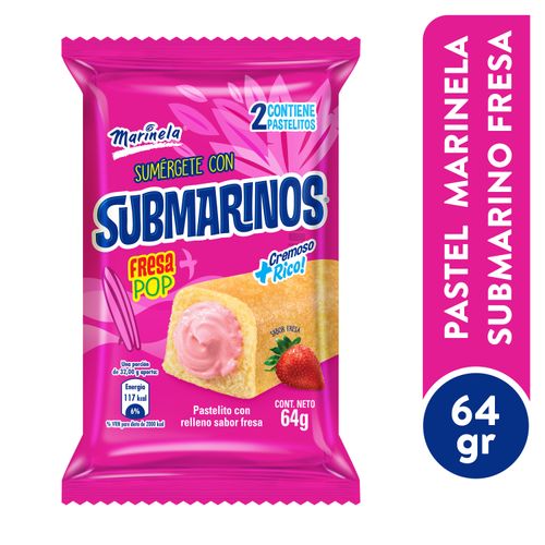 Marinela Submarino Fresa 64Gr