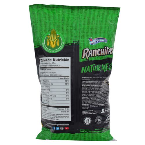 Boquitas Yummies Ranchitas Natural - 300gr