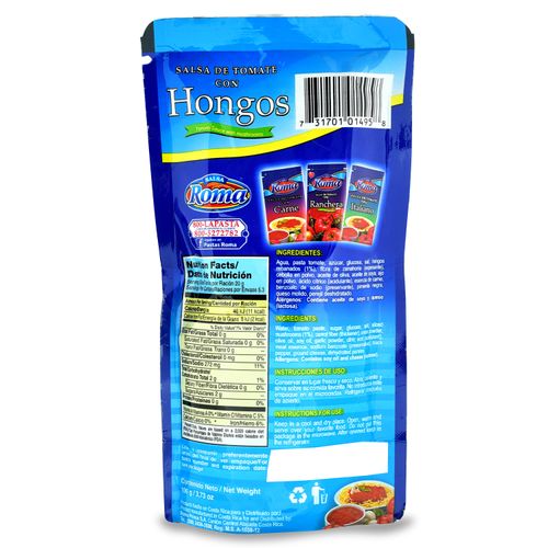 Salsa Roma hongos - 106 g