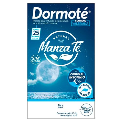 Te Dormote Manzate Caja 20 Unidades - 26gr