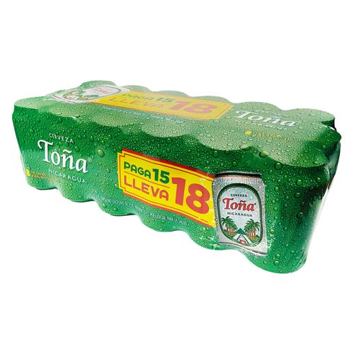 Cerveza Toña Lata 18X15 - 350ml