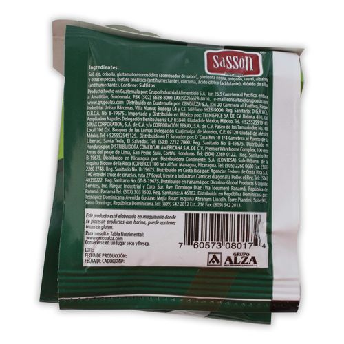 6 Pack Sazon Sasson Completa Sobre - 36gr