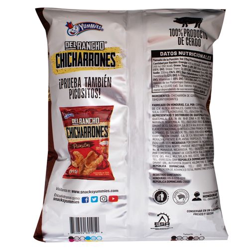 Chicharrones Yumies del rancho auténtico - 100 g