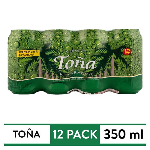 12 Pack Cerveza Tona Lata -4200ml