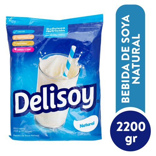 Bebida de Soya Delisoy Natural en Polvo - 2200 gr