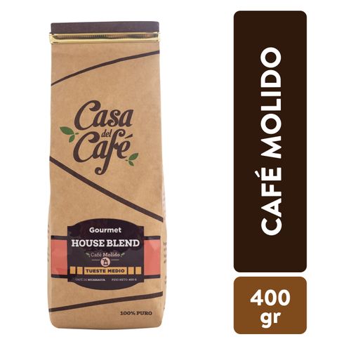 Cafe Casa Del Cafe Molido Tostado Claro - 454Gr