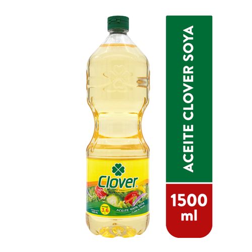 Aceite Marca Clover De Soya - 1500ml