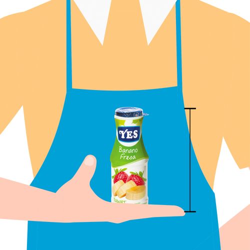 Yogurt Yes Líquido Banano - Fresa - 200ml