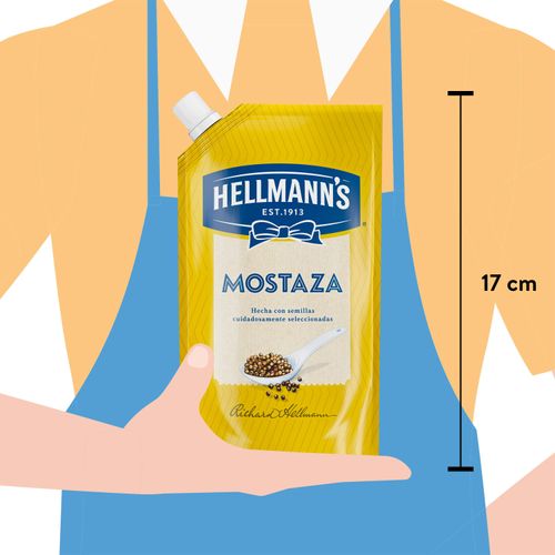 Mostaza Hellmanns Doy Pack - 190gr