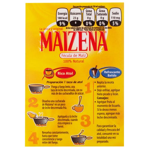 Fécula De Maíz Maízena Original - 47 g