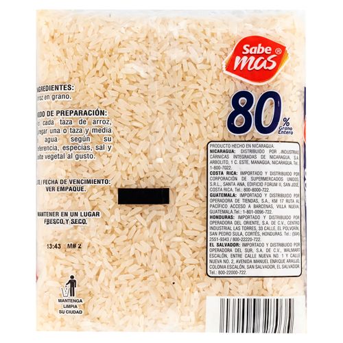 Arroz Carolina Grano Entero 80/20 - 400Gr