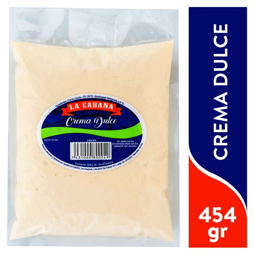 Crema Dulce  La Cabaña  - 453 g