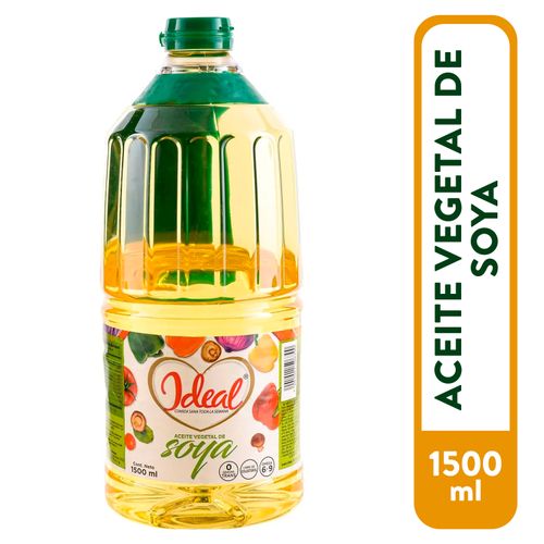Aceite Vegetal De Soya Ideal - 1500ml