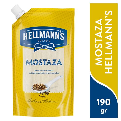 Mostaza Hellmanns Doy Pack - 190gr