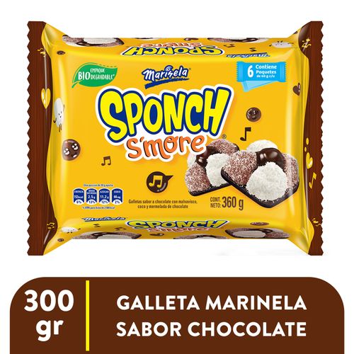 Galleta Marinela sponch  6 pack - 360 g