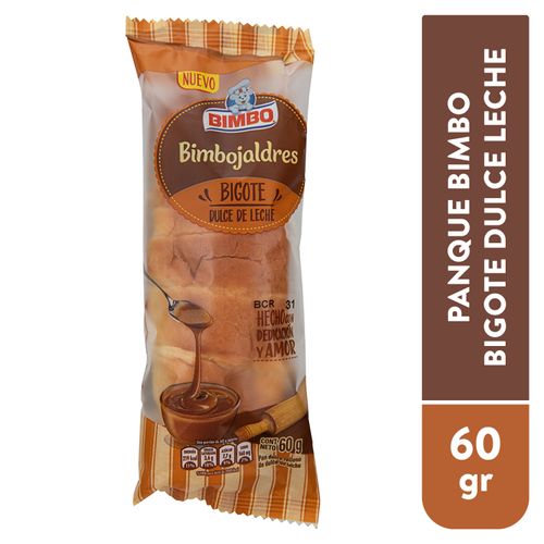 Panque Bimbo Bigote Dulce Leche - 60gr