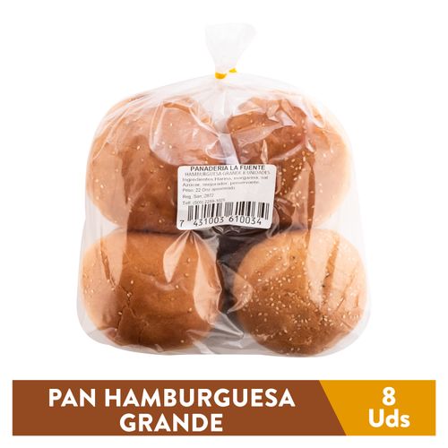 Pan La Fuente Hamburguesa  - 623 g