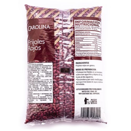 Frijoles Carolina Rojos - 1816 g