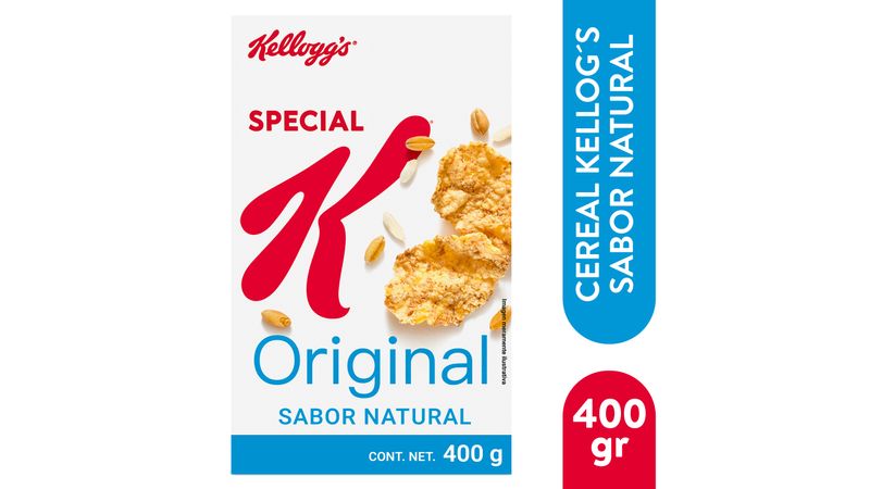 Cereales copos de trigo integral y arroz Kellogg's Special K caja