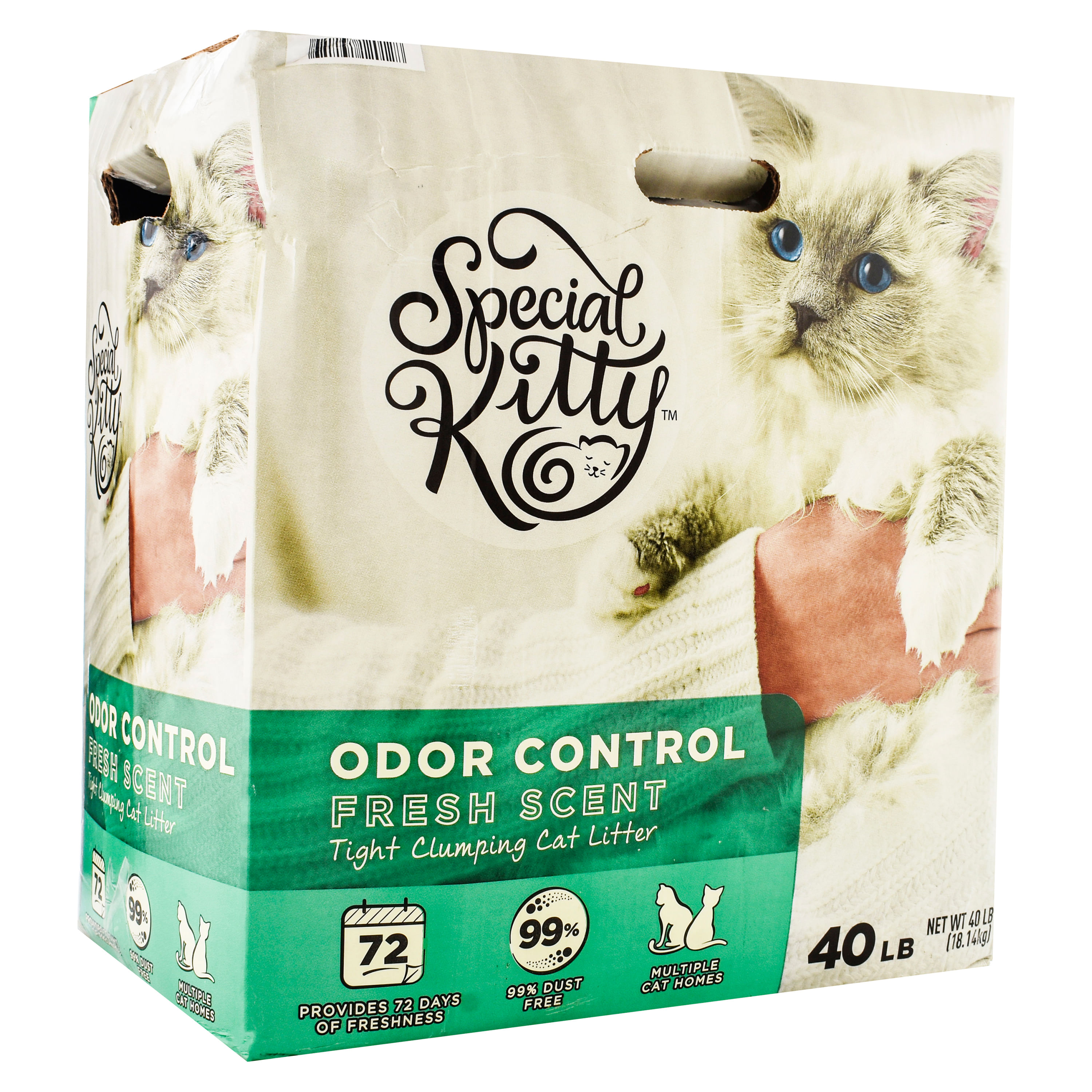 Carefree Kitty - Arena para gatos sin perfume, totalmente natural, bolsa de  25 libras (el embalaje puede variar)