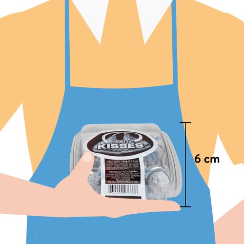 Chocolate Hershey's' Kisses - 134 g