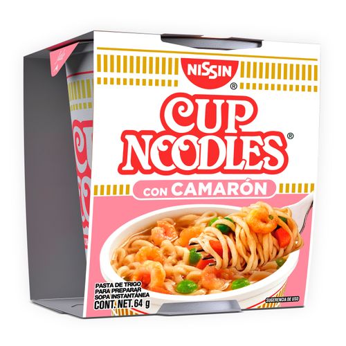 Sopa instantánea Nissin de camarón - 64 g