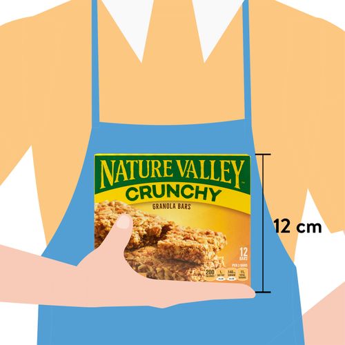Barra de granola  Nature Valley crunchy roasted almond - 253 g