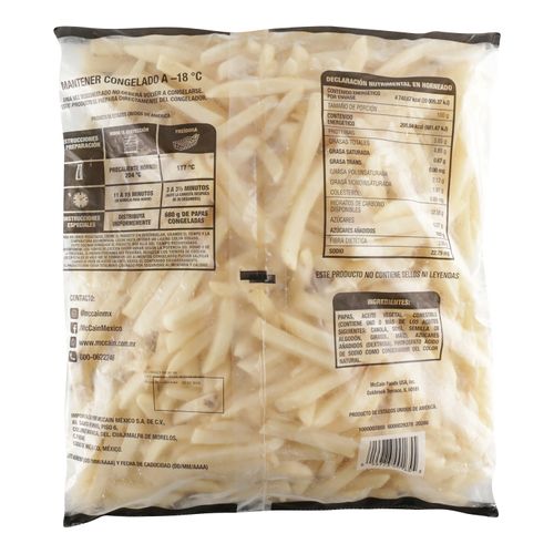 Papas Fritas Golden Valley Corte Recto - 2270 g