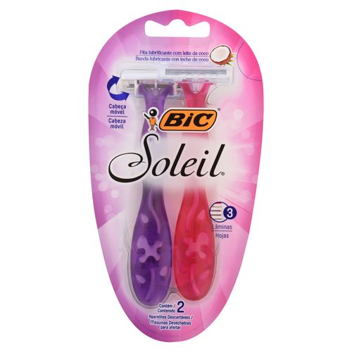 Rasuradora Bic Soleil Rosa Mora 2 Ea