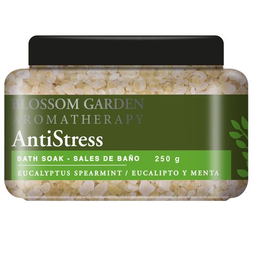 Sal  baño Blossom Garden antiestres eucalipto y menta  - 250 g