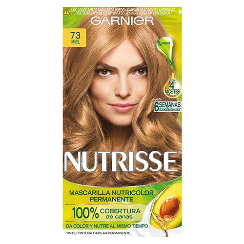 Tinte para cabello Garnier nutrisse color miel 73 - 125 ml