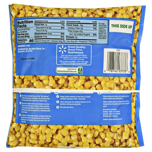 Maíz Great Value En Bolsa - 340 g