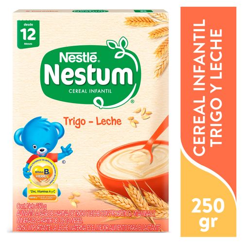 Nestlé® NESTUM® Trigo con Leche Cereal Infantil Caja 250g