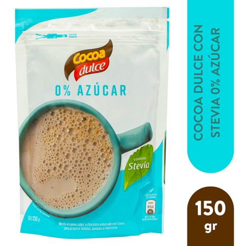 Mezcla Para Bebida Cocoa Dulce Sin Azucar -  150gr