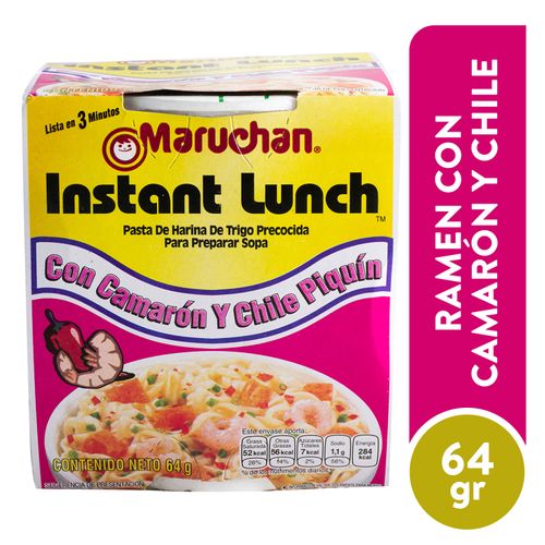 Sopa Maruchan Ramen Camaron Picante - 64gr