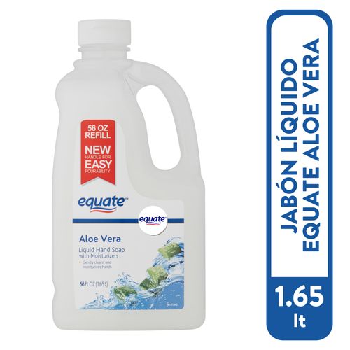 Jabón Equate Liquido Man Aloe Vera Repuesto - 1.65Lt