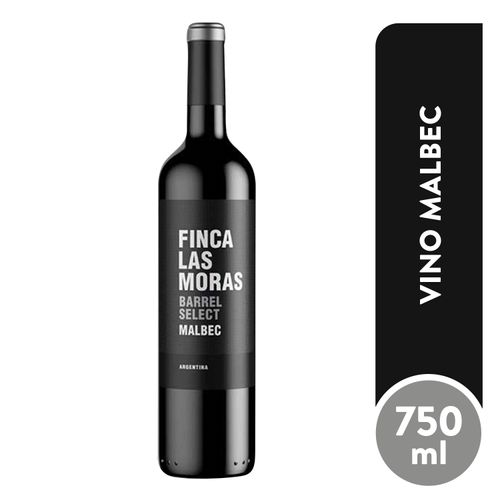 Vino Tinto Finca Las Moras Barrel Select Malbec 750 Ml