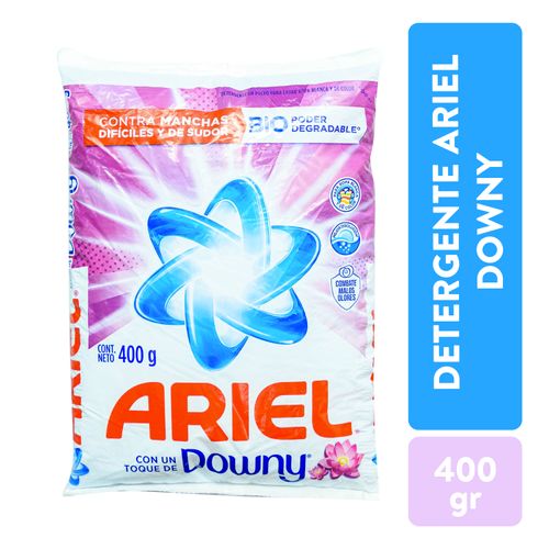 Detergente En Polvo Para Lavar Ropa Ariel Con Un Toque De Downy - 400gr