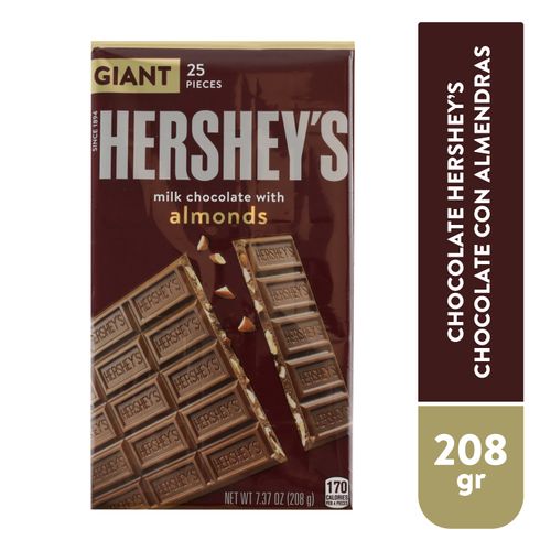 Chocolate Hershey's almond giantbar - 208 g